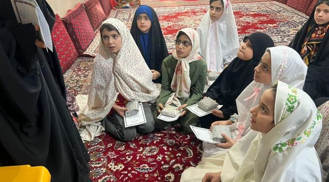 شب پایانی اعتکاف در مسجد جامع شهرک ینگی امام در ساوجبلاغ