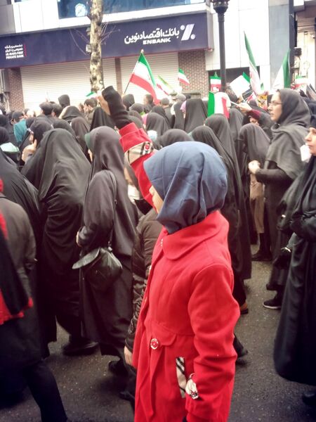 راهپیمایی 22 بهمن در لاهیجان