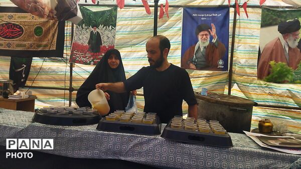موکب جهان محله امام خامنه ای شهید در خیابان مصباح یزدی مشهد 