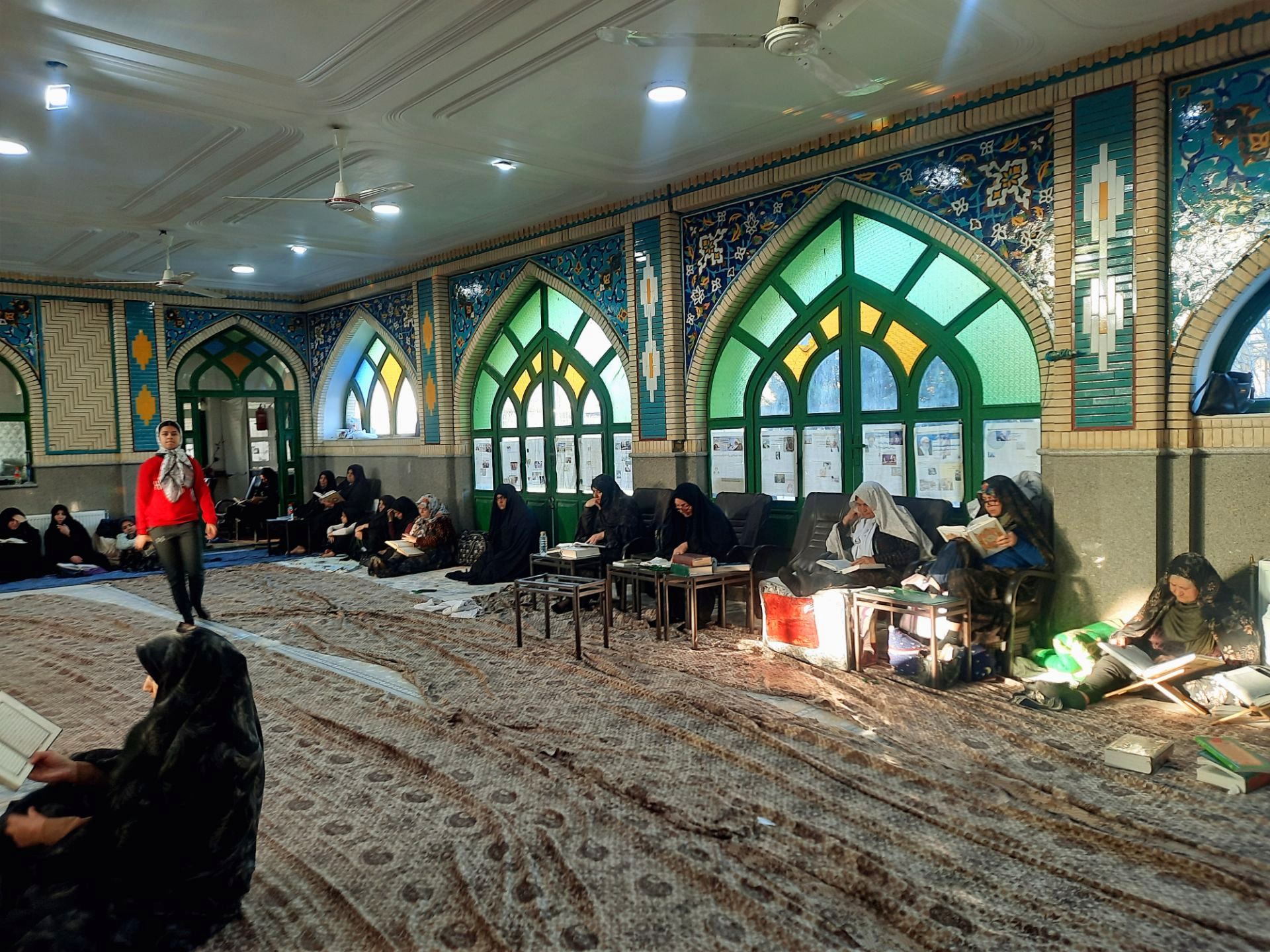 قرائت دعای ام داوود در مسجد جامع روستای مزده خلیل آباد