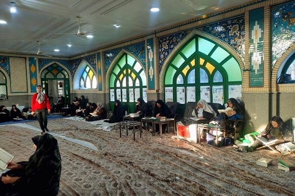 قرائت دعای ام داوود در مسجد جامع روستای مزده خلیل آباد