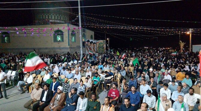 مراسم مهمانی 1 کیلومتری عید غدیر در کهنوج