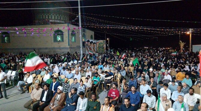 مراسم مهمانی 1 کیلومتری عید غدیر در کهنوج