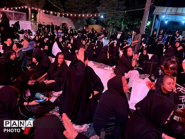 مراسم شام غریبان در ساوجبلاغ شهرک ینگی امام 