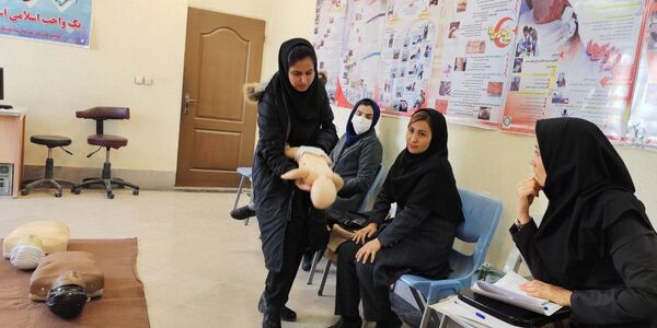 برگزاری دوره آموزشی امداد و نجات هلال احمر در آشخانه