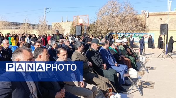 آیین نواختن زنگ انقلاب اسلامی به مناسبت چهل و ششمین سالگرد پیروزی انقلاب در نیشابور