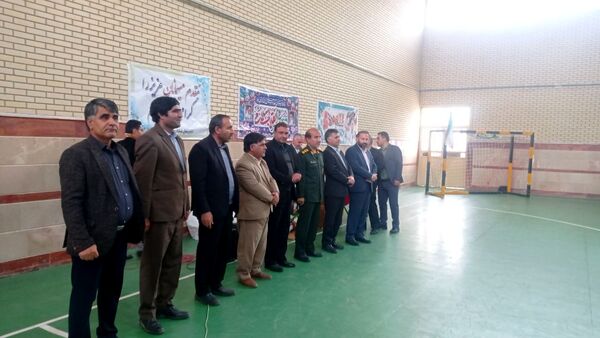 مراسم سالگرد پیروزی انقلاب اسلامی در مدرسه نخبگان عشایر یاسوج