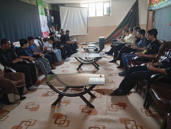 برگزاری جلسه هیات دانش‌آموزی انصارالمهدی شهرستان خانمیرزا