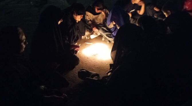 مراسم شب شام غریبان در بی بی شطیطه 