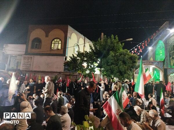 هم‌دردی مردم کرج با مردم جنوب ایران  در صدو سی ونهمین شب از اجتماعات