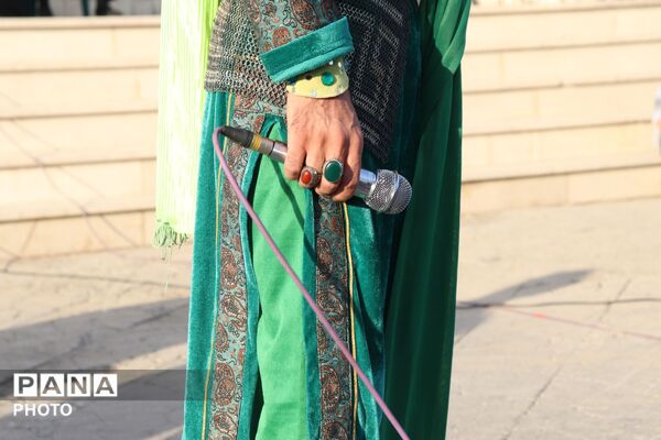 طنین تعزیه در صحن امام‌زاده عقیل (ع) اسلامشهر 