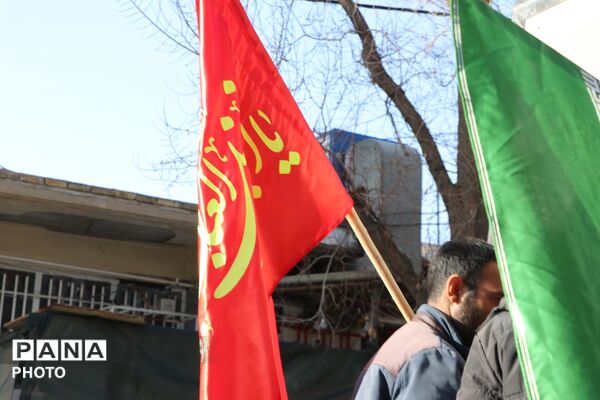 حضور گسترده مردم زرقان برای خون‌خواهی قائد امت