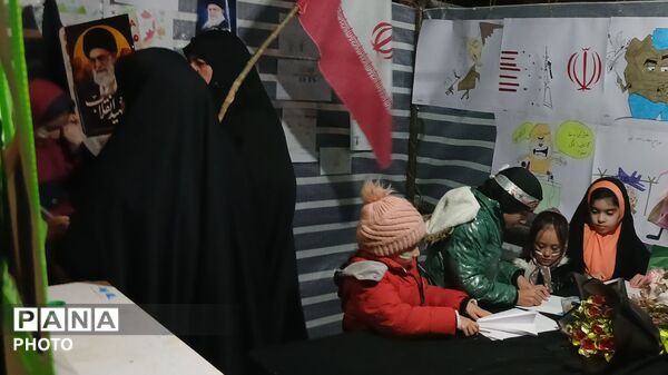 مراسم چهلمین روز شهادت رهبر شهید انقلاب اسلامی در منطقهٔ خزل