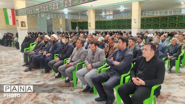 مراسم تشییع نمادین رهبر شهید در فلارد