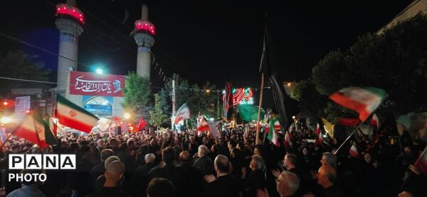 مراسم شب عاشورای حسینی در رجایی شهر کرج