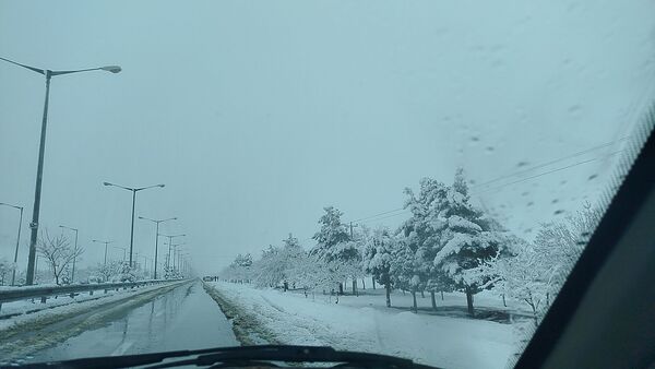 جلوه های زیبا از بارش برف در شهرستان نیشابور 