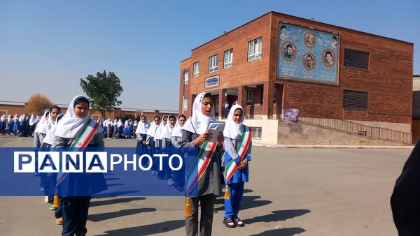 گرامیداشت هفته نیروی انتظامی در مدارس شهرستان ملارد