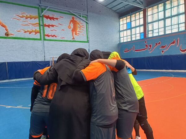 آئین افتتاحیه مسابقات فوتسال دانش‌آموزی منتخب آموزشگاه های شهرستانهای استان تهران به میزبانی ورامین 