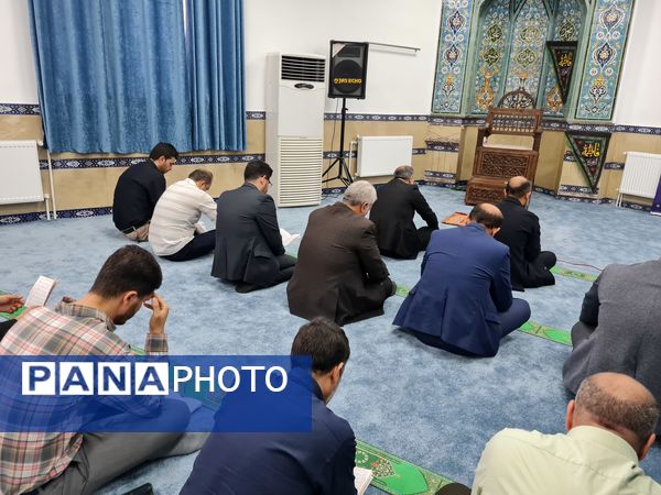 مراسم یادبود شهید سید حسن نصرالله در نمازخانه ولایت آموزش و پرورش شهرستان اسلامشهر