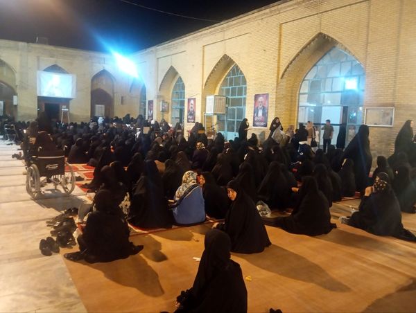 مراسم عزاداری سیدالشهدا (ع) در مسجد جامع نیشابور