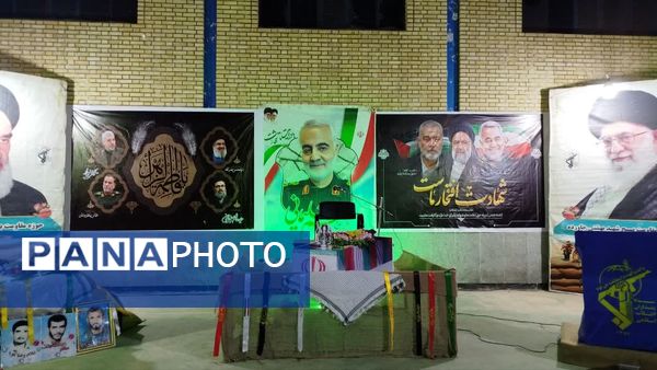 گرامیداشت پنجمین سالروز شهادت حاج قاسم سلیمانی در چاروسا