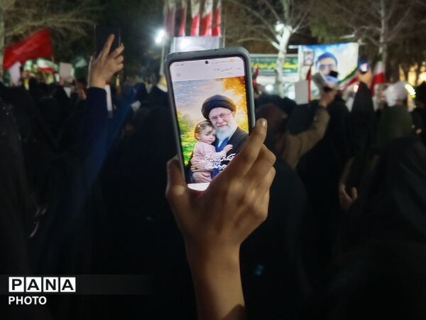 خروش پرشور مردم کاشمر در پی جنایات آمریکایی، صهیونی 