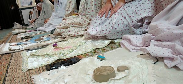 اعتکاف دانش‌آموزان در شهرستان ساوجبلاغ 