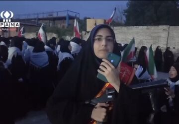 رژه دختران جانفدای شهرستان گنبدکاووس