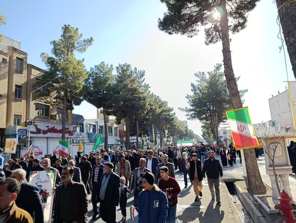 راهپیمایی در محکومیت تروریست های مسلح در تربت حیدریه