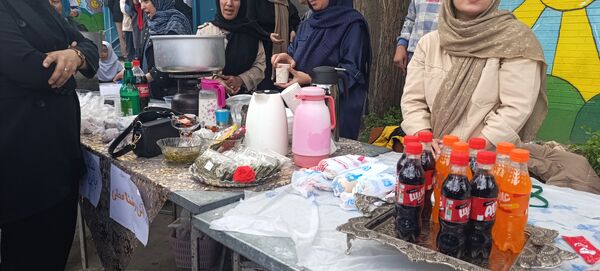 برپایی بازارچه در  دبستان امام جعفر صادق (ع) آشخانه