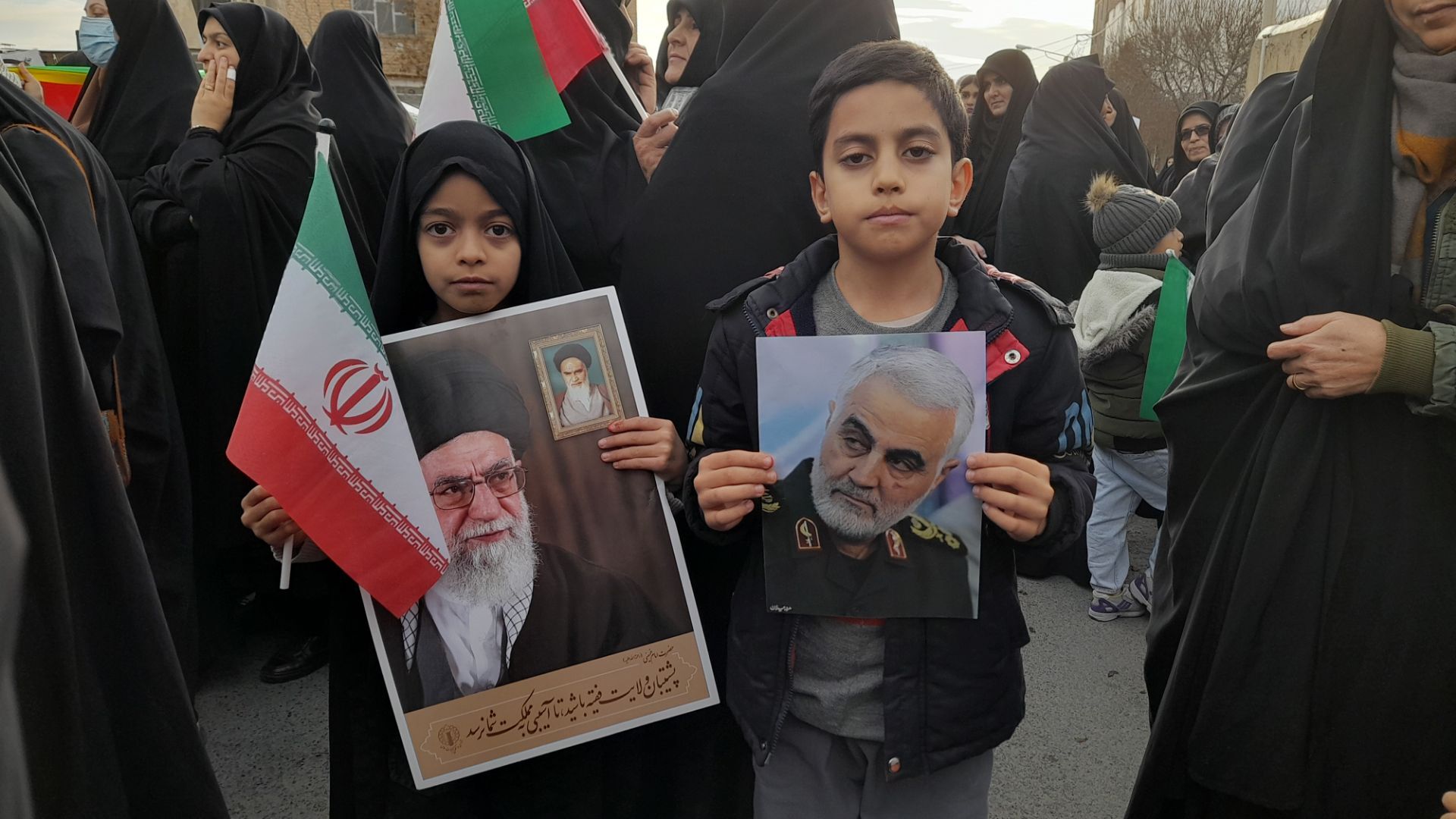 راهپیمایی مردم کمیجان درپی محکومیت اقدامات تروریستی در ایران