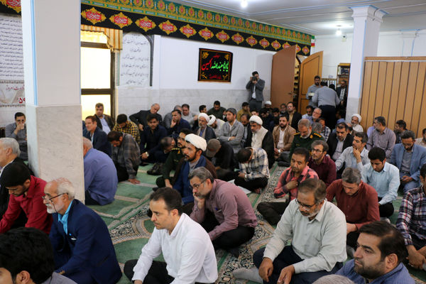 مراسم اربعین شهدای پرواز اردیبهشت در آموزش و پرورش قم