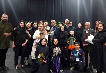 نمایش عروسکی «چهچه چلچله چهل گیس» در تماشاخانه استاد لایق روی صحنه رفت 