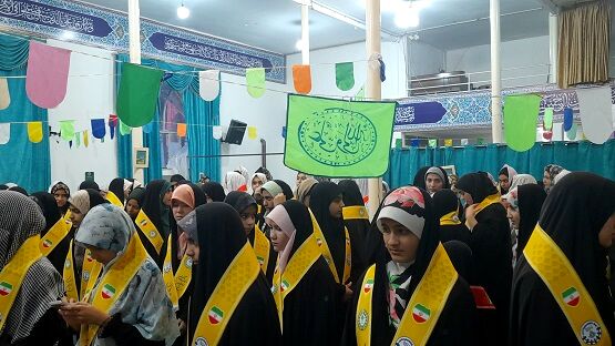حضور قائم مقام وزیر در سازمان دانش‌آموزی در جمع دانش‌آموزان معتکف شهرستان اسفراین
