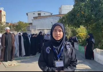 آیین فاطمیه در مدرسه زینب کبری(س) گرگان