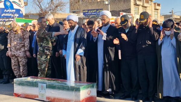 تشییع پیکر شهید ابوالفضل عرب در شهرستان گالیکش