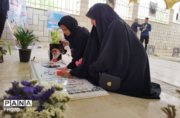 تجدید میثاق سفیران سلامت زاهدشهر با آرمان‌های شهدا