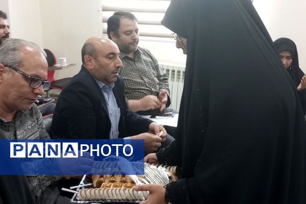 مراسم عزاداری شهادت شهدای خدمت در آموزش و پرورش رودهن 