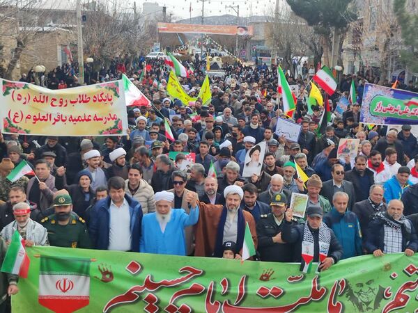 راهپیمایی 22 بهمن راز جرگلان 