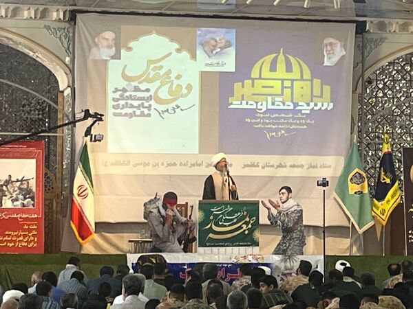 نماز جمعه و تقدیر از سربازان شهرستان کاشمر 