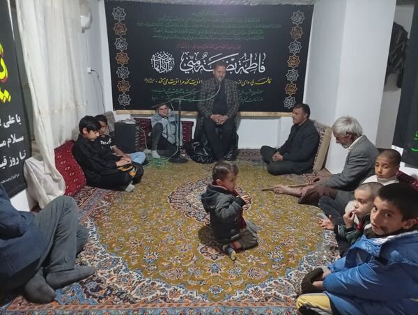 مراسم عزاداری ایام  فاطمیه در موکب مردمی شاهزاده علی اصغر فدافن 