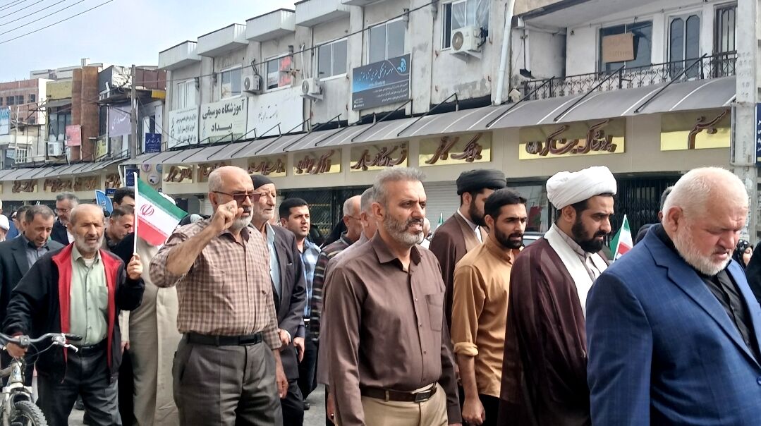 فریاد امت و راهپیمایی بشارت نصر در شهرستان محمودآباد