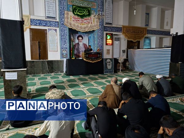 مراسم ارتحال حضرت امام خمینی (ره) در جزیره بوموسی 