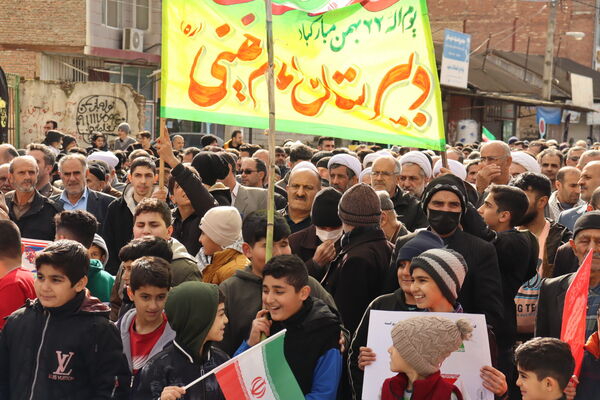 راهپیمایی ۲۲ بهمن بخش بندپی شرقی