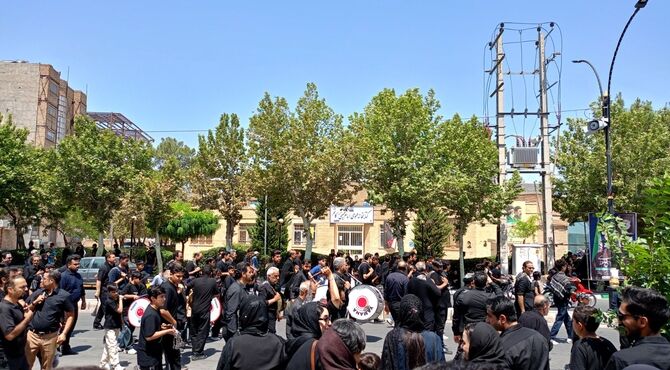  روز عاشورا در شهرستان‌درمیان