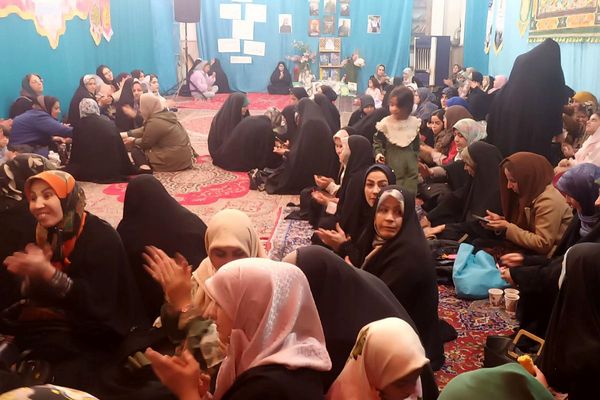 مراسم شب نیمه شعبان در پایگاه حر قرچک