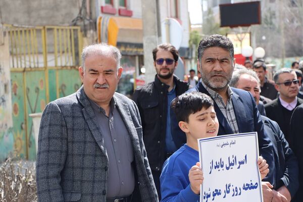 راهپیمایی روز قدس در شهرستان سرعین