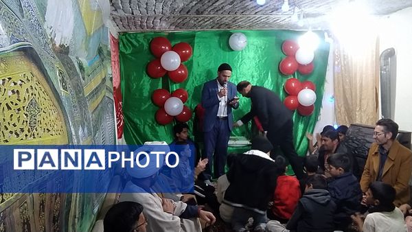 جشن میلاد طفل شش ماهه کربلا در هیئت علی‌اصغری فداف