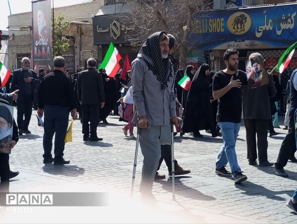 راهپیمایی روز قدس در شهر جهانی یزد