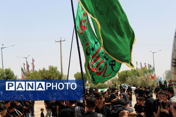 عزاداری تاسوعای حسینی در شهر درق 